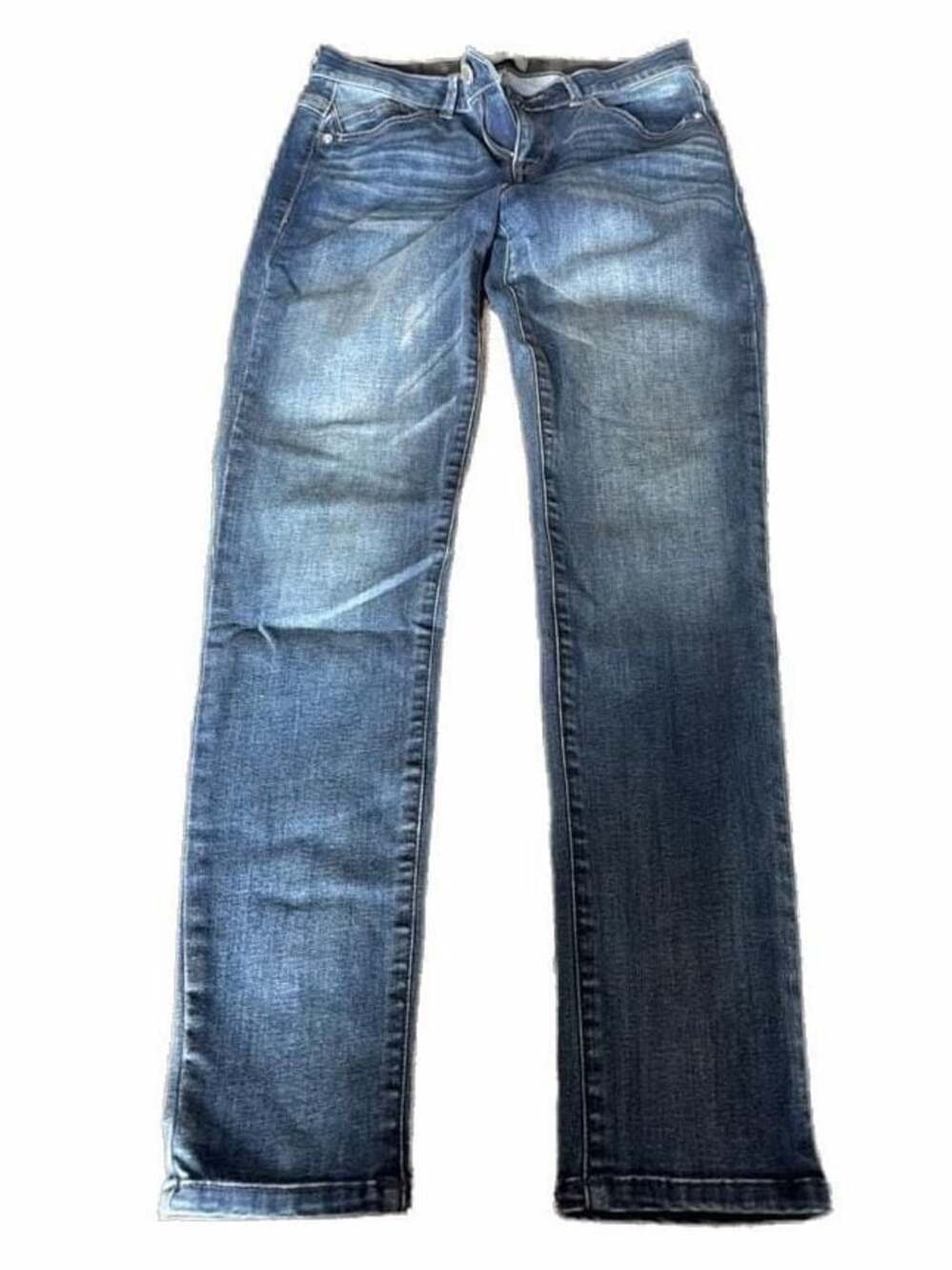 Wit & Wisdom Ab-Solution Itty Bitty Bootcut Jeans in Medium Indigo Wash Size 6